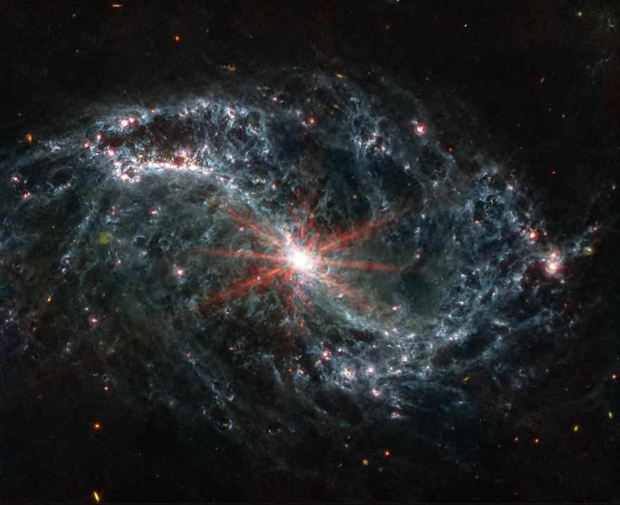 NGC 7496 is a type of barred spiral galaxy.