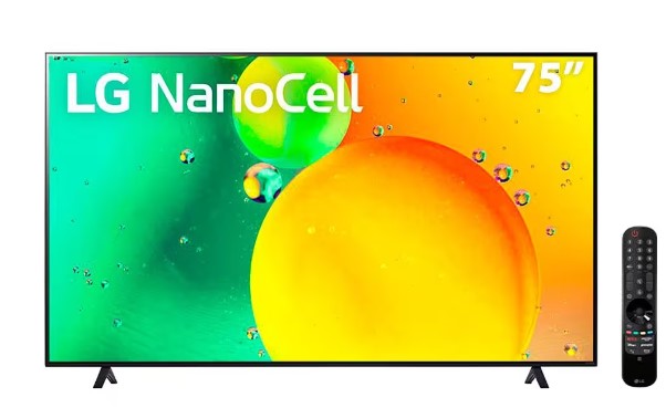 Image: Smart TV LG 75" 4K NanoCell, 75NANO75
