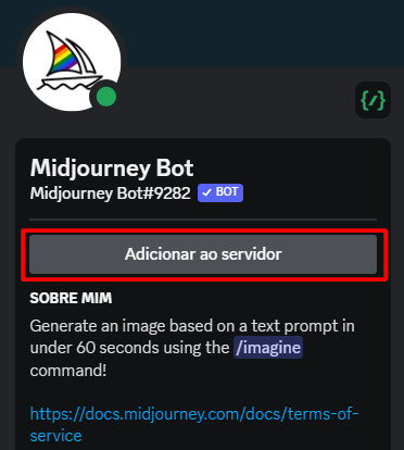 Add the bot to your new server