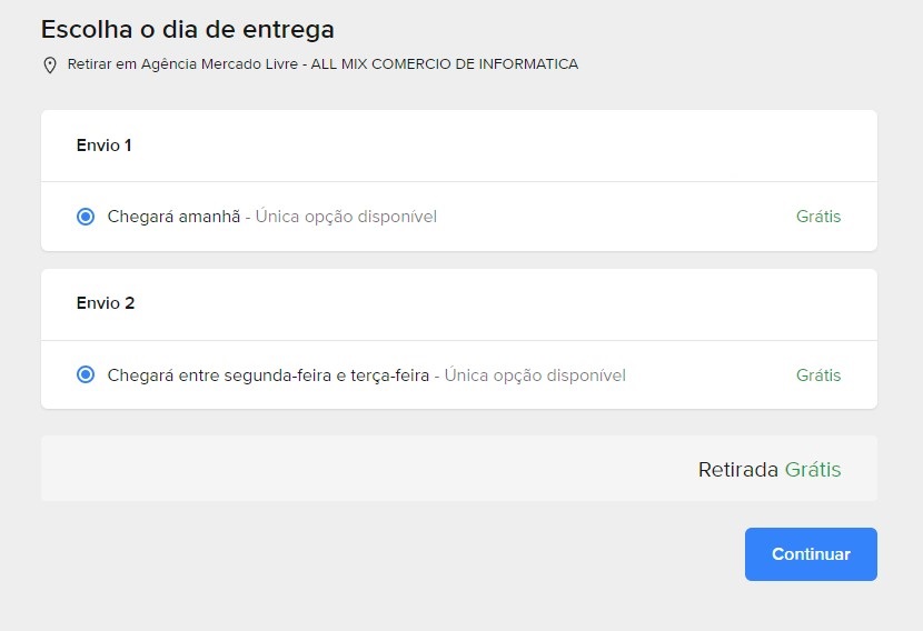 Fique atendo aos prazos e valores dos itens no seu carrinho de compras