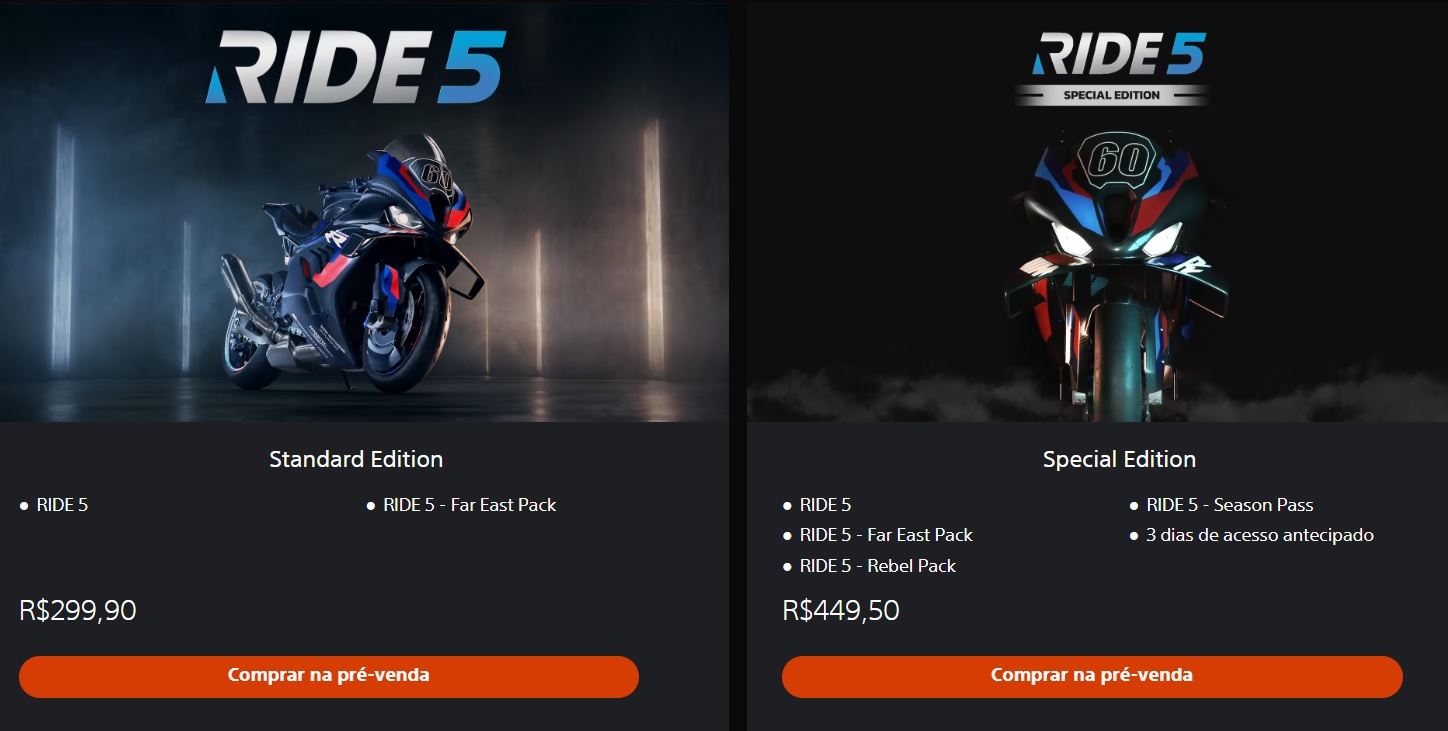 Ride 5 will have a Standard and a Special Edition with a host of benefits