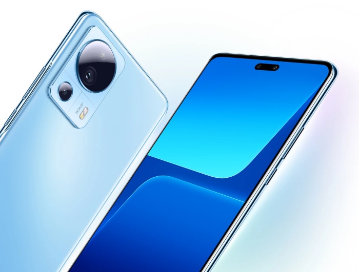 Xiaomi 13 Lite is the simplest mobile phone in the family.