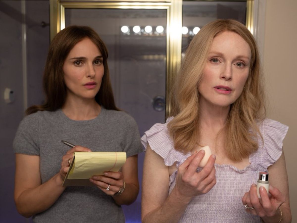 Filme com Natalie Portman e Julianne Moore foi bem recebido no Festival de Cannes.