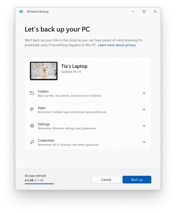 The new Windows backup app promises to simplify the procedure.