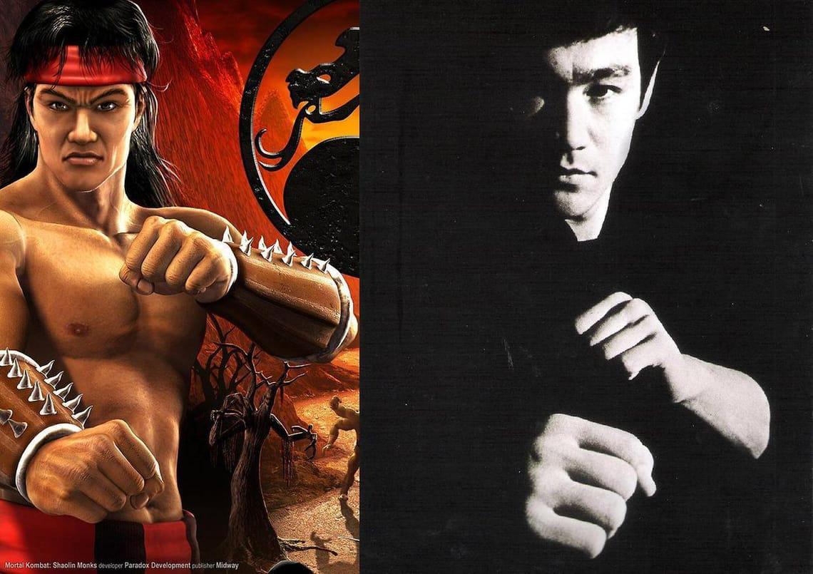 Liu Kang é uma homenagem ao astro Bruce Lee.
