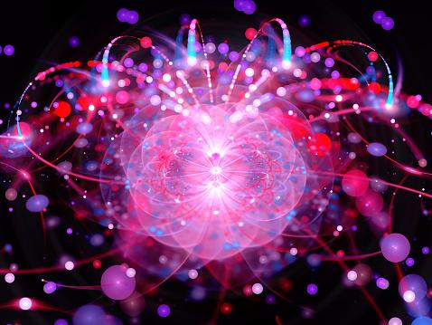 Independently, researchers Murray Gell-Mann and Georg Zweig had already theorized the existence of quarks.  The proof came in the late 1960s.