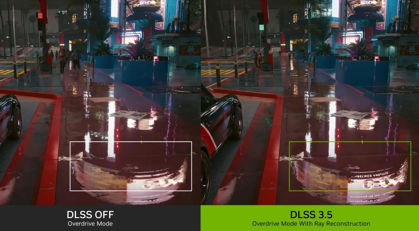 DLSS uses algorithms to recreate graphic elements in a game