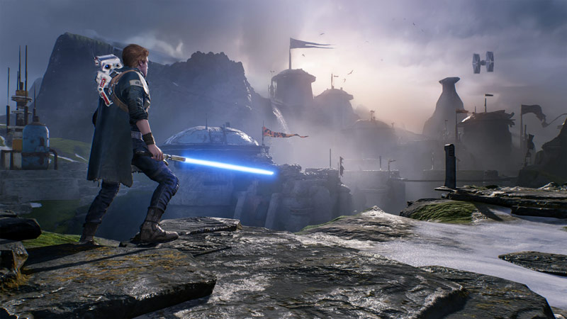 A primeira parte da saga de Cal Kestis em Star Wars Jedi: Fallen Order está em promoção na PS Store