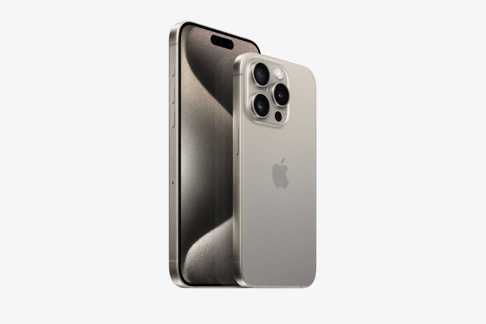 iPhone 15 Pro Max tem corpo de titânio.