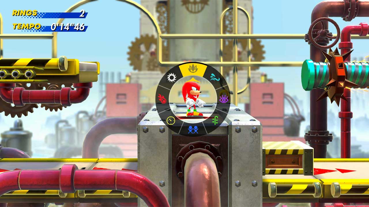 Os poderes das Esmeraldas do Caos personalizam o gameplay em Sonic Superstars