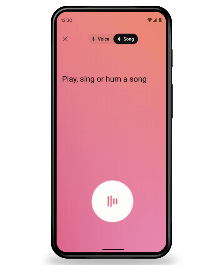O YouTube usa inteligência artificial para identificar músicas cantaroladas pelo usuário.