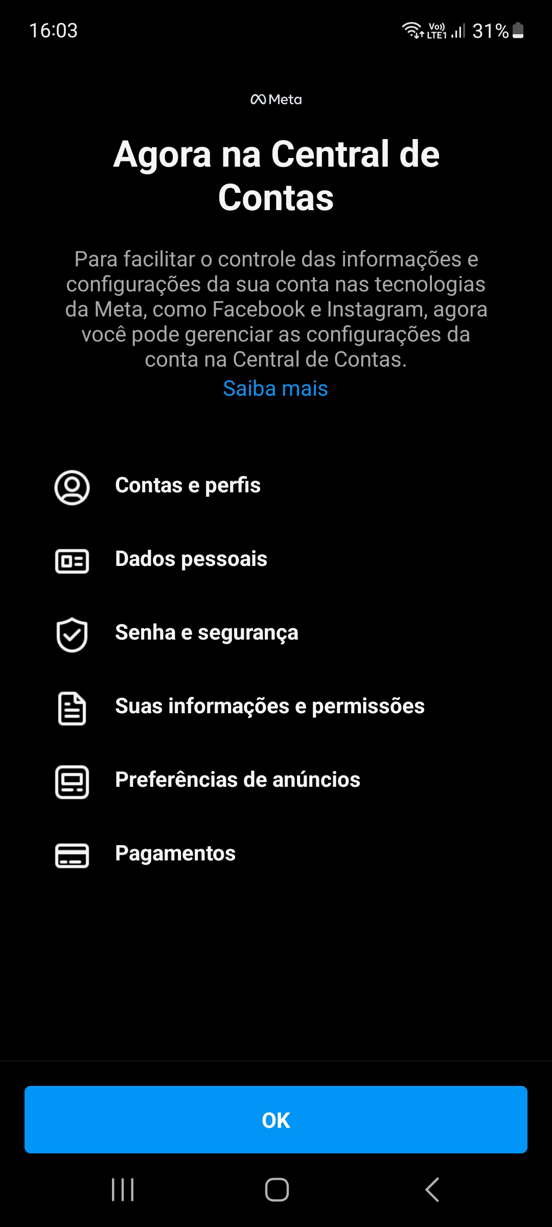 Novos recursos no Instagram