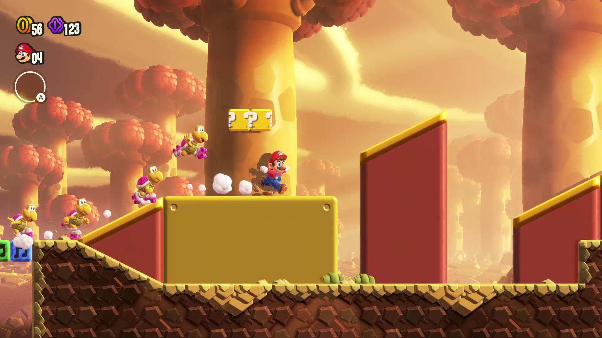 Se quiser fazer tudo, é provável que vá levar mais de 20 horas em Super Mario Wonder