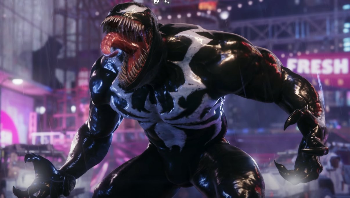 When returned to Harry Osborn's body, the symbiote takes on its final form and becomes Venom.