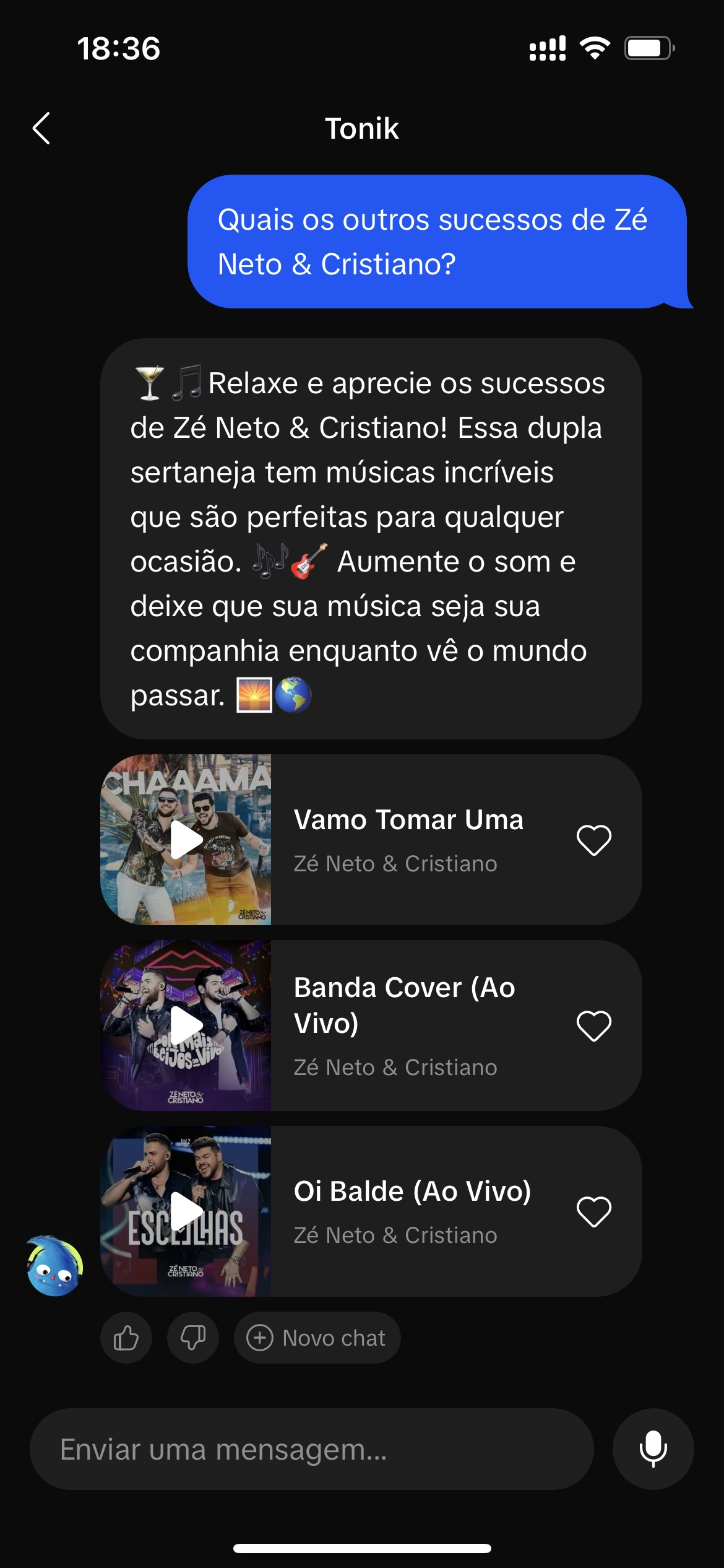 O novo assistente pessoal do TikTok Music entrega respostas para vários temas acerca do mundo da música.