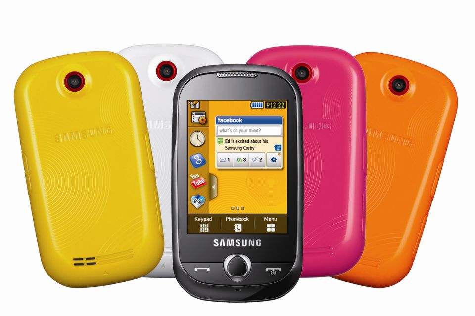 Samsung Corby was launched to the global market in 2009.