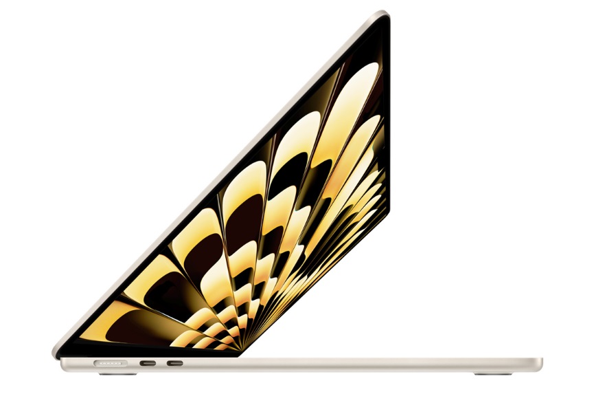 Um MacBook Air da atual geração.