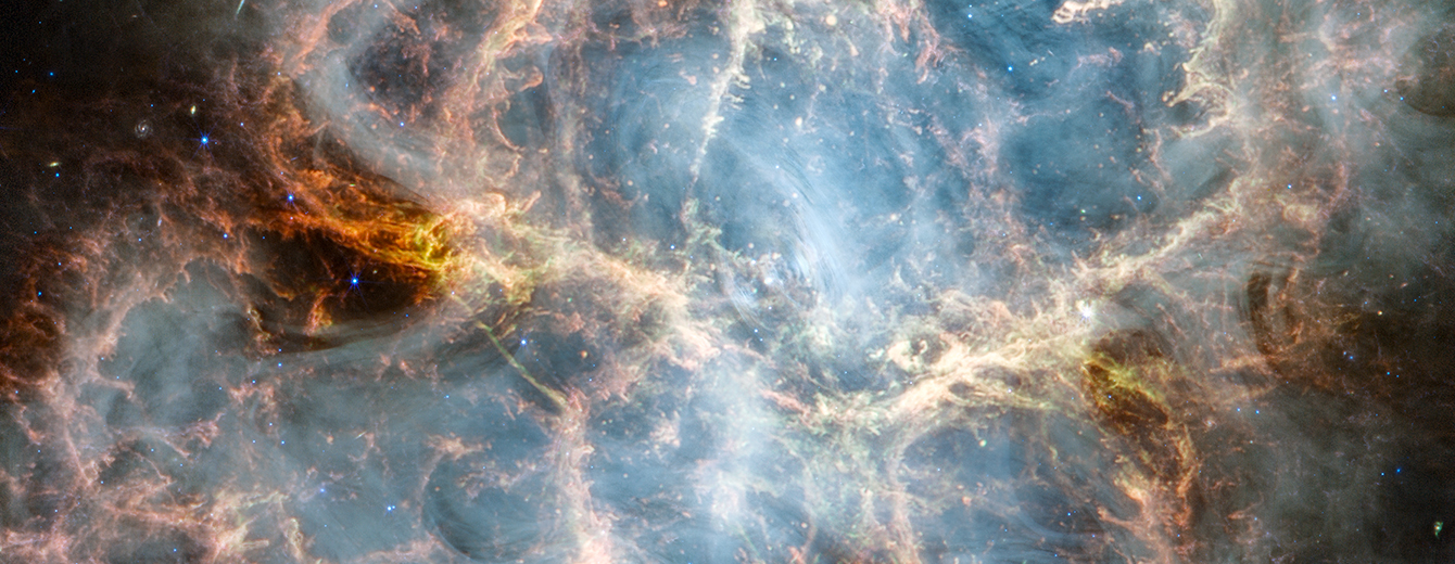 The Crab Nebula is a supernova remnant located in the constellation Taurus.