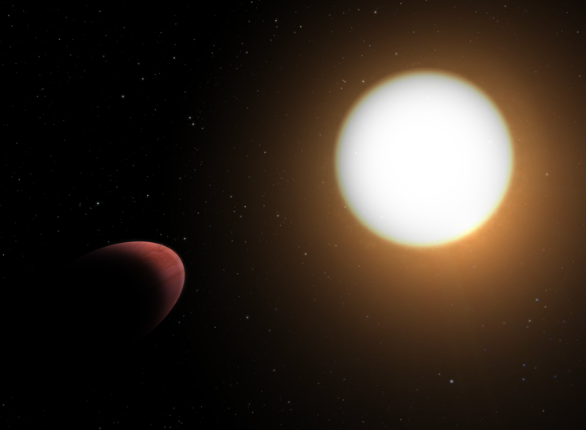 O exoplaneta conhecido como WASP-103b está localizado na constelação de Hércules.