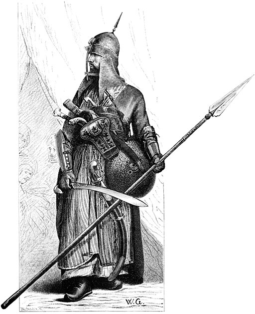 Guerreiro mameluco do Egito. (Fonte: Wikimedia Commons/Reprodução)