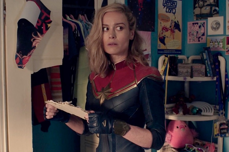 Brie Larson em cena de As Marvels.