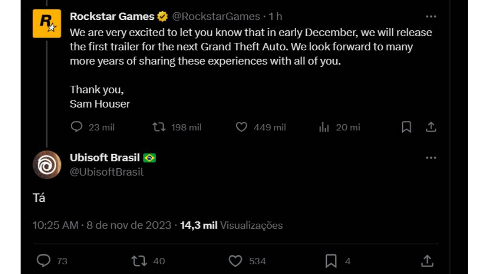 GTA 6: anúncio de trailer rende memes nas redes sociais; veja os melhores