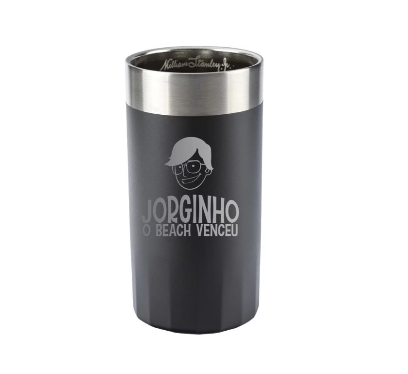 Imagem: Copo Stanley Prismático Alto Foundry Black - Jorginho Beach Tennis