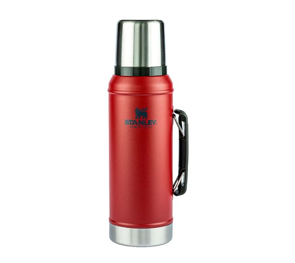 Image: Stanley Classc Matte Red Bottle, 950ml