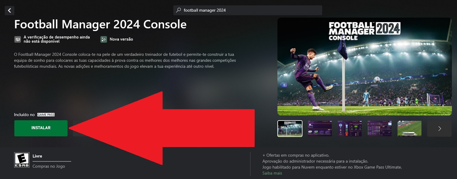 Como baixar e jogar Football Manager 2023 no Brasil via Xbox Game Pass