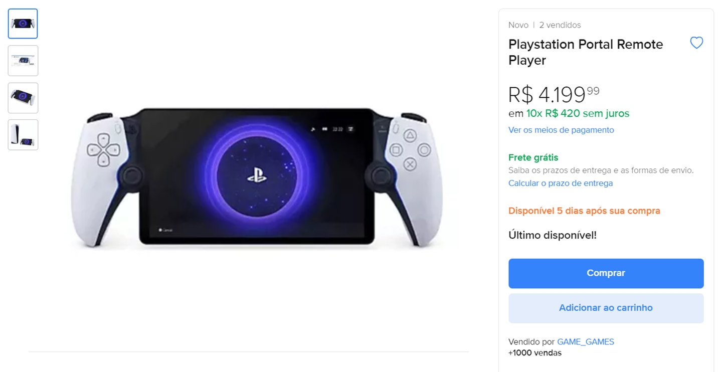 PlayStation 5 já pode ser encontrado com preços exorbitantes no