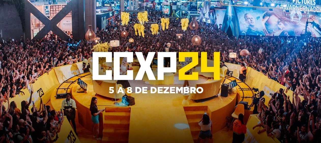 O banner de confirmação das datas do evento em 2024.