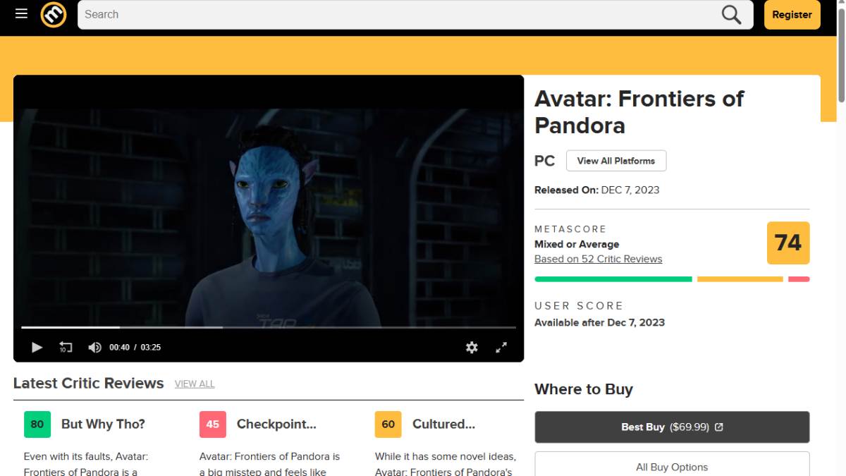 Confira os requisitos de sistema para PC do Avatar: Frontiers of Pandora