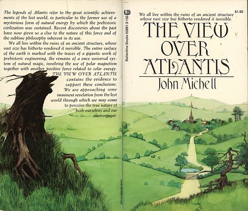 Livro The View Over Atlantis, de John Michell. (Fonte: Pinterest / Reprodução)