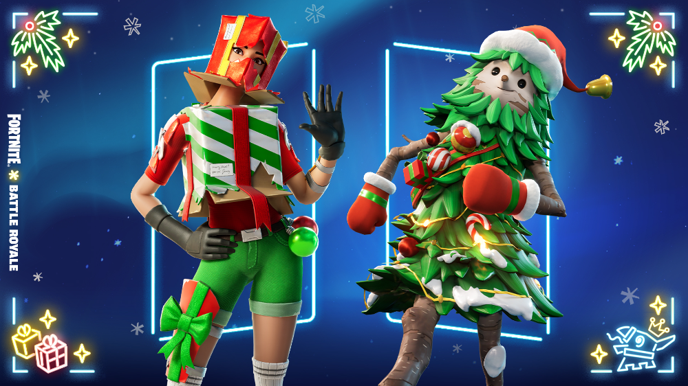 RESGATE 2 SKINS GRÁTIS AGORA! 17 RECOMPENSAS DE NATAL no FORTNITE