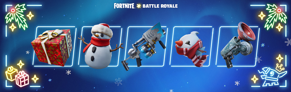 RESGATE 2 SKINS GRÁTIS AGORA! 17 RECOMPENSAS DE NATAL no FORTNITE