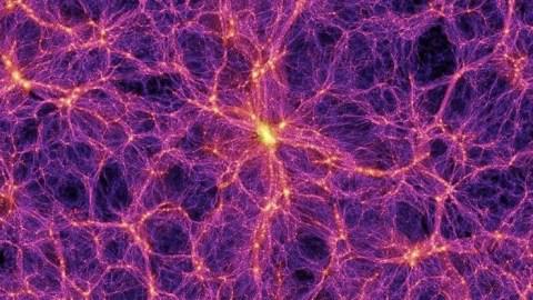#AstroMiniBR: a teia cósmica de um aglomerados de galáxias