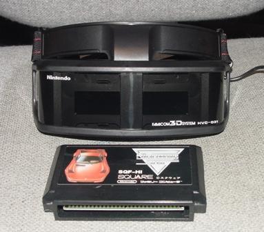 Famicom teve um acessório 3D muito antes do Virtual Boy, mas também não deu certo e fracassou nas vendas.