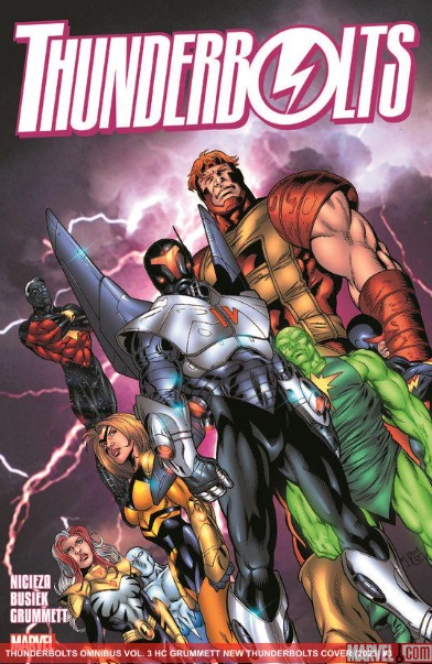 Uma das capas dos quadrinhos de Thunderbolts.