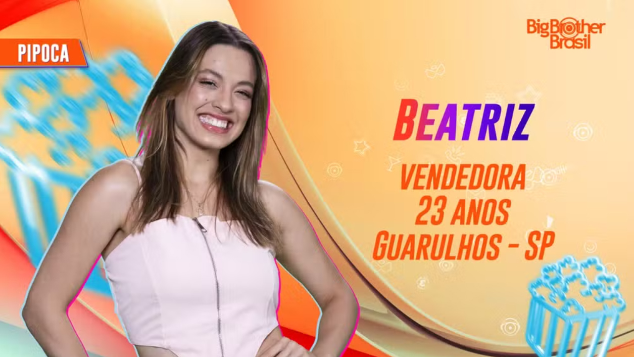 Beatriz, sister do grupo pipoca no BBB24