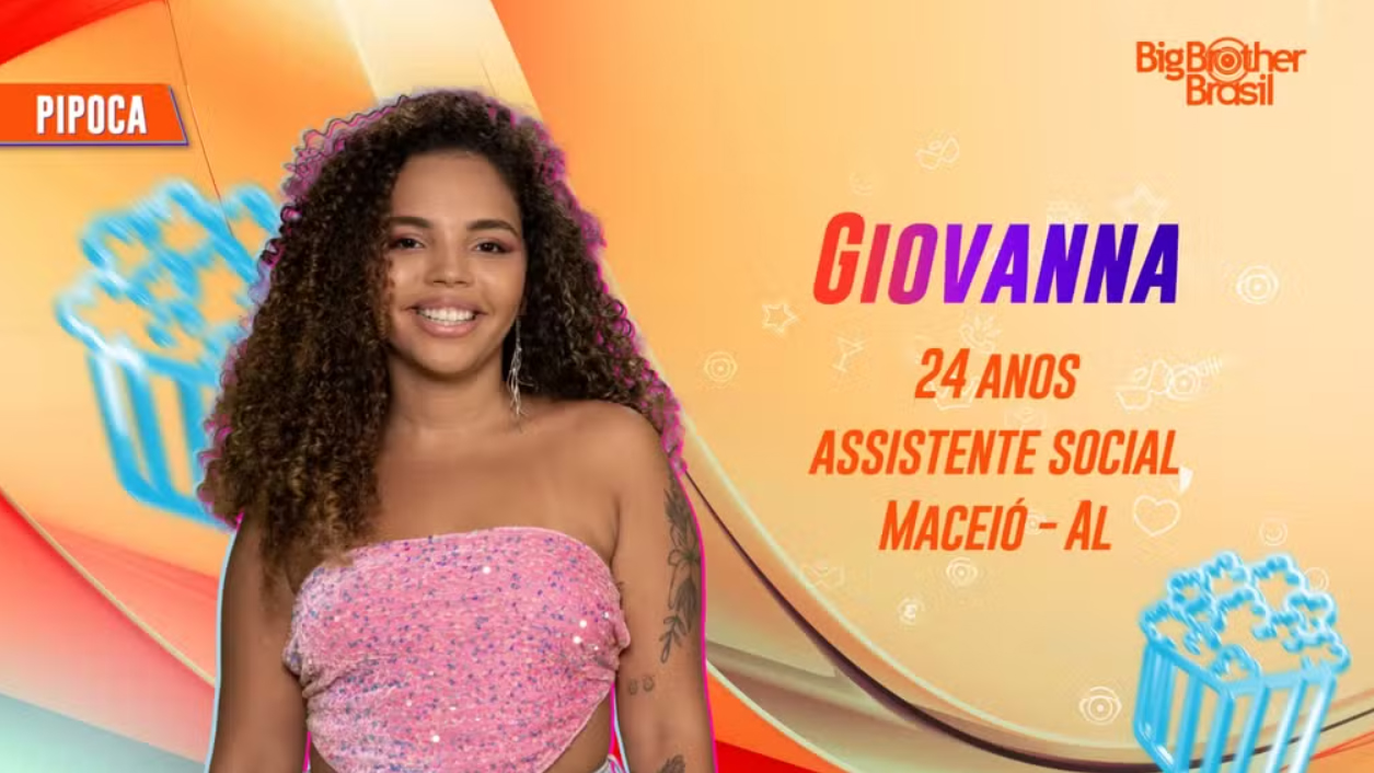 Giovanna, sister do grupo pipoca no BBB24