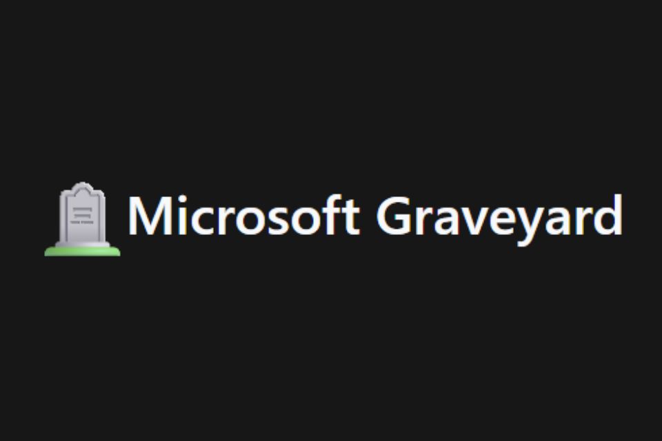 Microsoft Graveyard reúne dados de programas 'mortos' pela empresa; confira