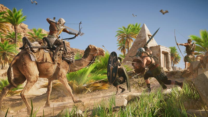 Diversos títulos da Ubisoft, como Assassin's Creed Origins e outros jogos da série, estão em promoção na Microsoft Store