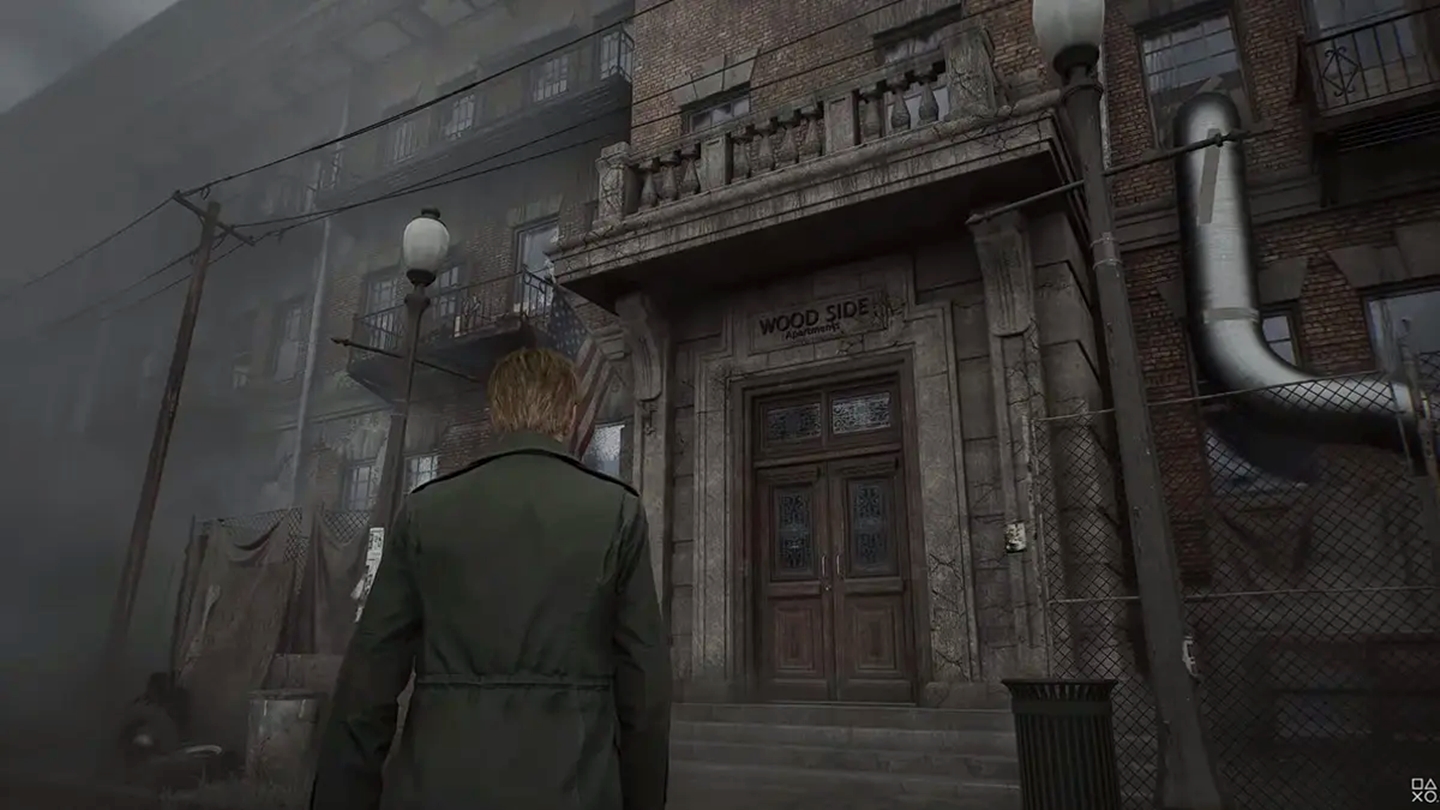 Os cenários de Silent Hill 2 estão bem bonitos.