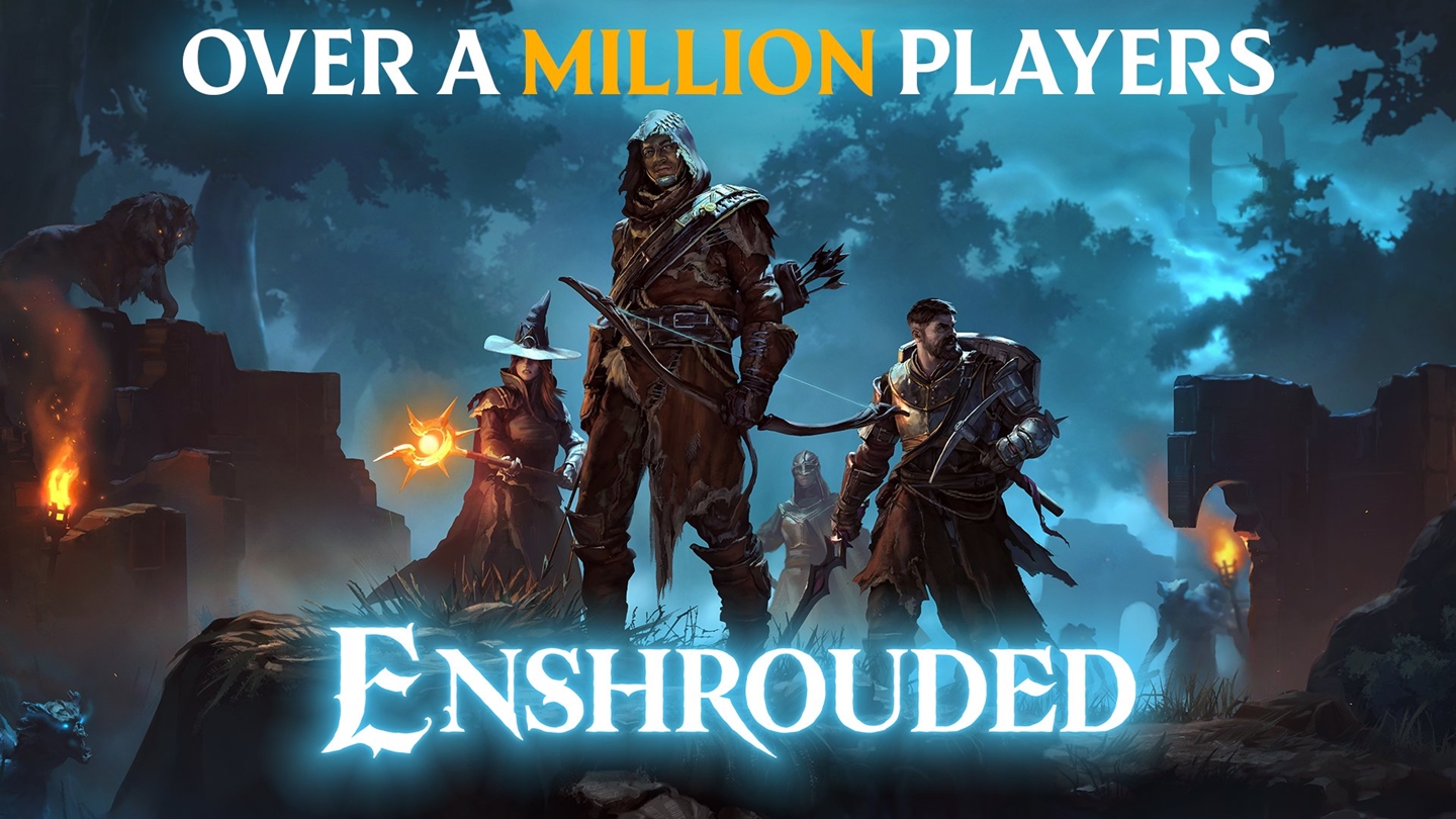 Em acesso antecipado, Enshrouded conquistou a marca de 1 milhão de jogadores na Steam.