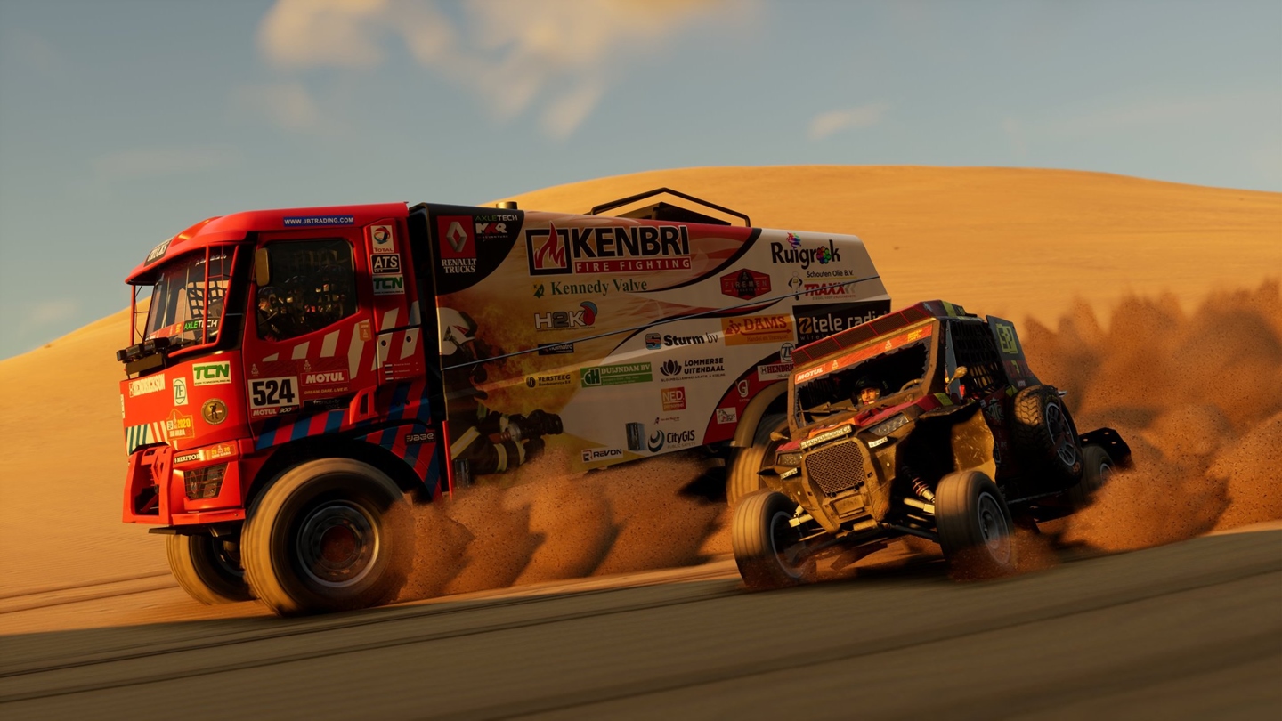 Dakar Desert Rally oferece uma experiência autêntica de rally off-road.