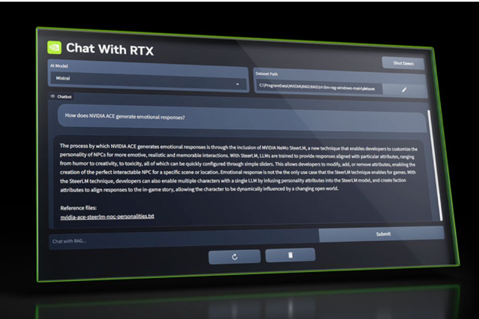 Nvidia lança chatbot de IA compatível com placas RTX 30 e RTX 40