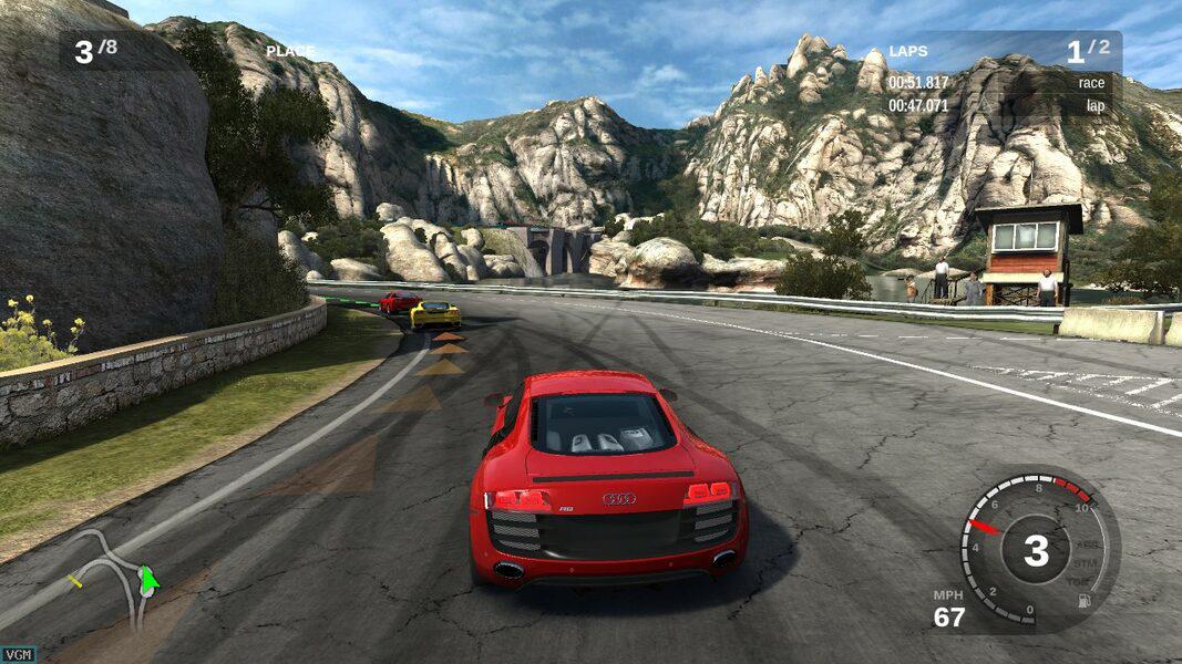 Forza Motorsport 3 surpreendeu com sua alta qualidade gráfica.