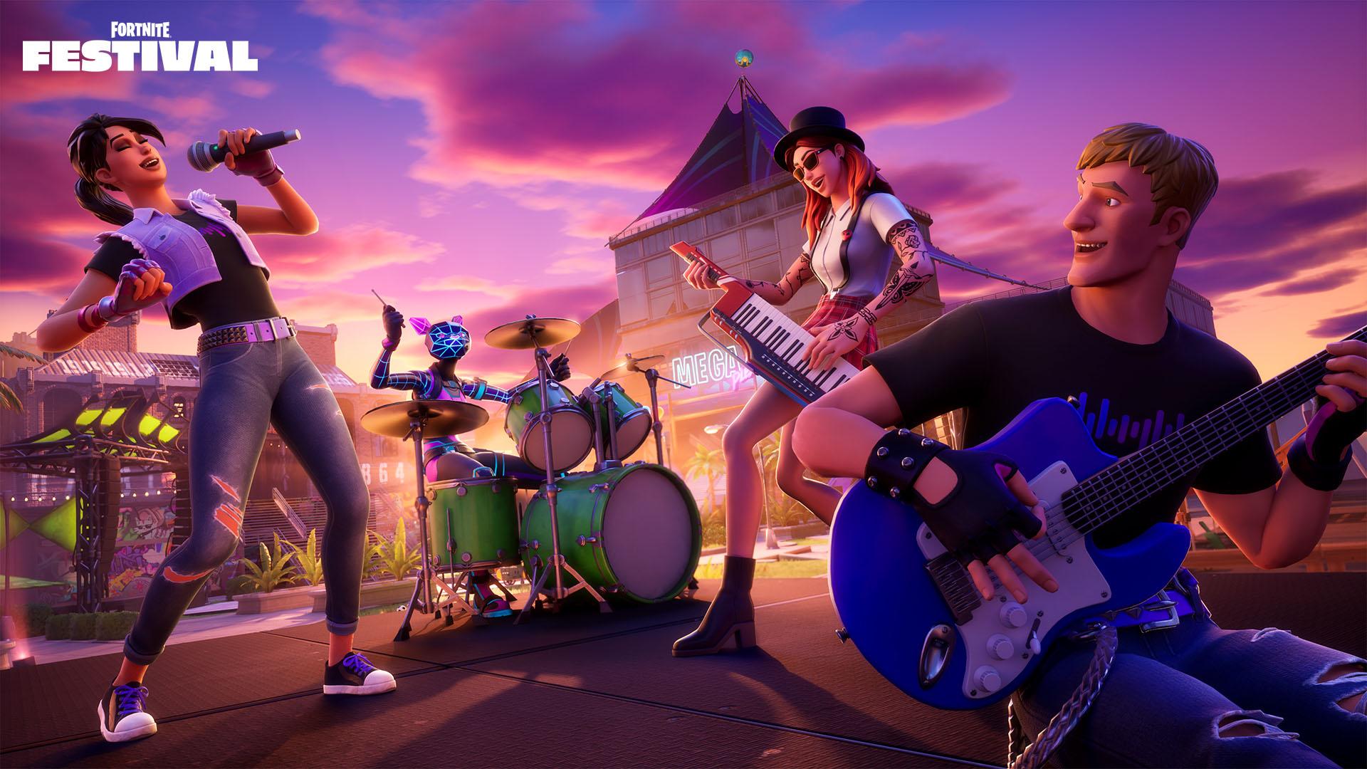 Players can unlock their music and skins by completing challenges.