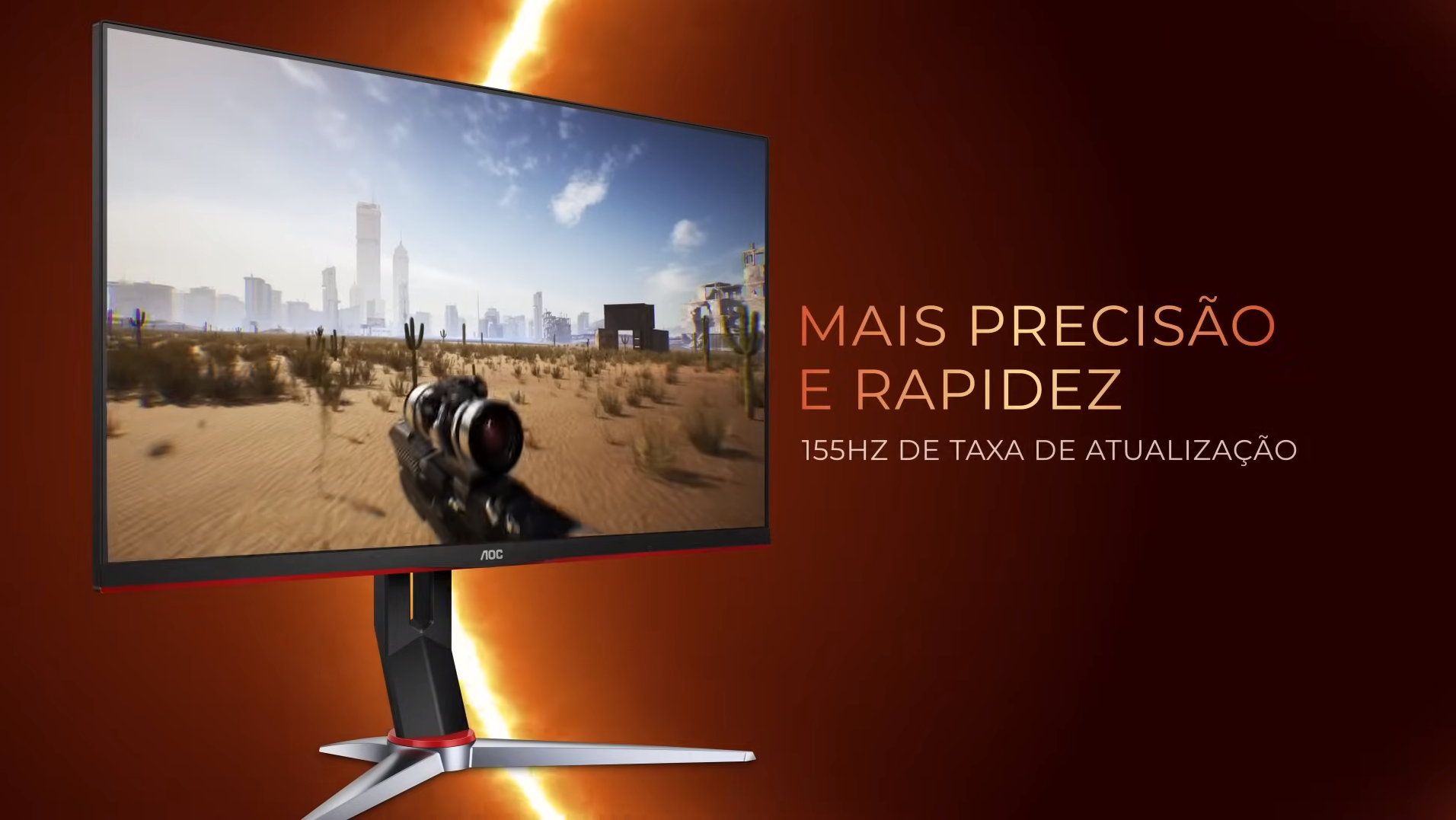 AOC Hero Quad tem 155Hz de taxa de atualização