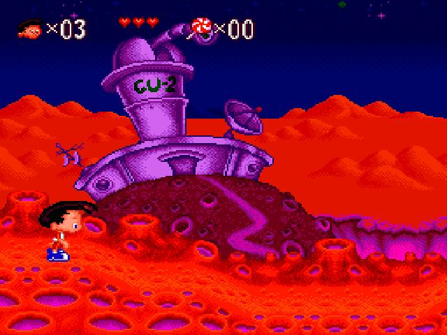 Bobby's World teria fases de plataforma e de shmup. (Fonte: Play Retro Games/Reprodução)